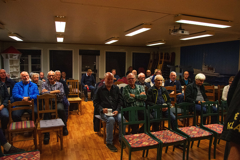 RAET KYSTLAG: Historien om og fremtiden til dampbåten «Pelle» var tema på kystlagets møte nylig. Foto: Andreas Werner Larsen