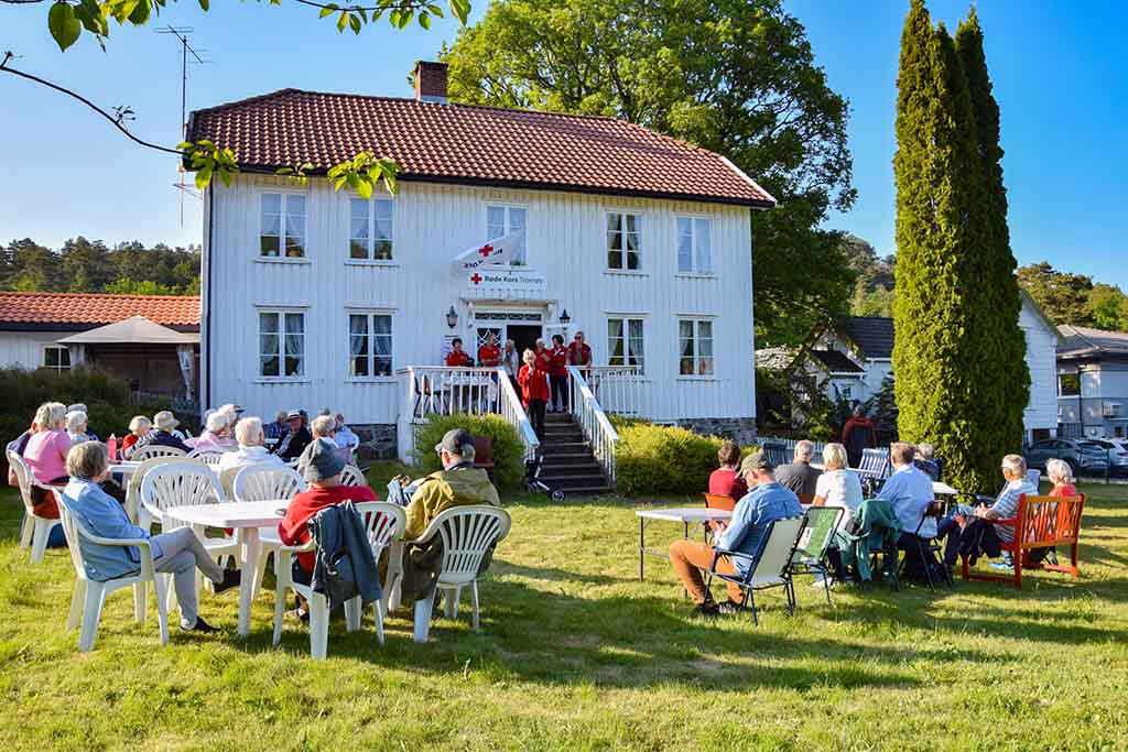 HAR SØKT STØTTE: Tromøy Røde Kors har søkt om bidrag til å sette i stand huset på Færvik, og imøtekommes noe av fylkeskommunen. Arkivfoto